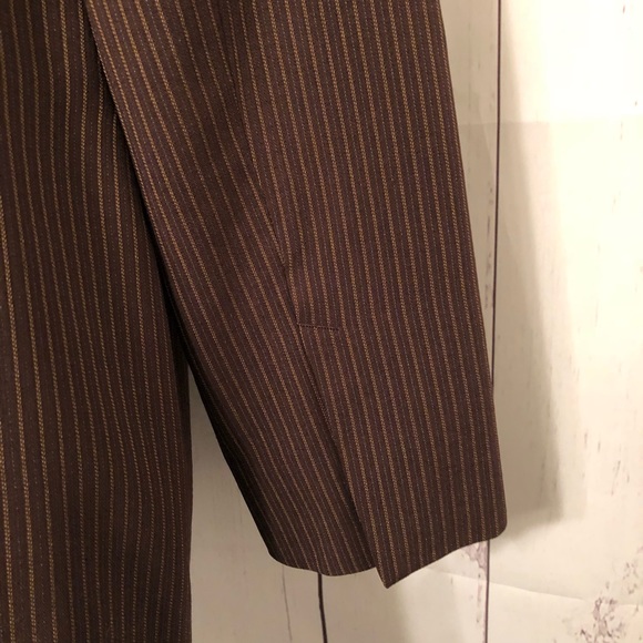 Tombolini Pin Stripe Blazer Sports Coat 46 Silk - Picture 7 of 7